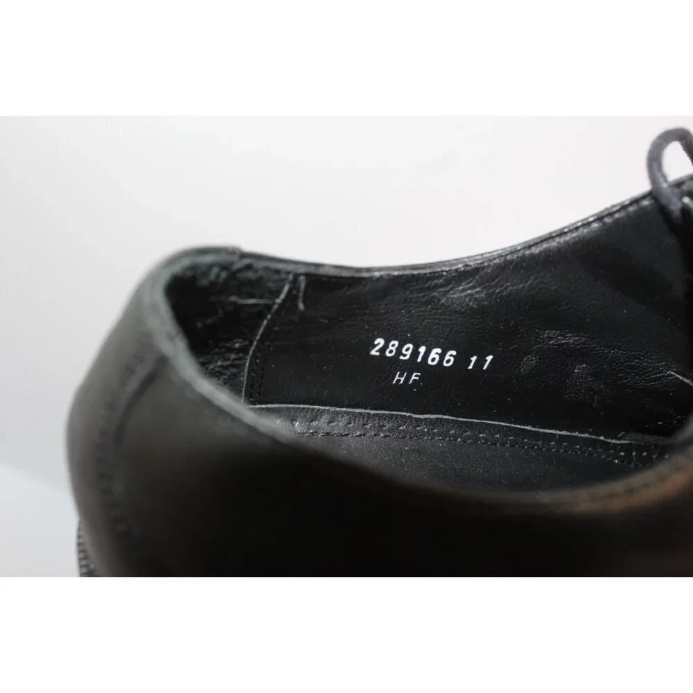 Florsheim Dress‎ Shoes Men's 7.5D Black Leather Classic Lace Up Modern Y2K 14139